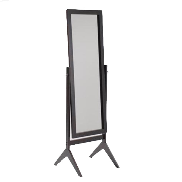 Crown Espejo Enmarcado De Madera En Color Espresso