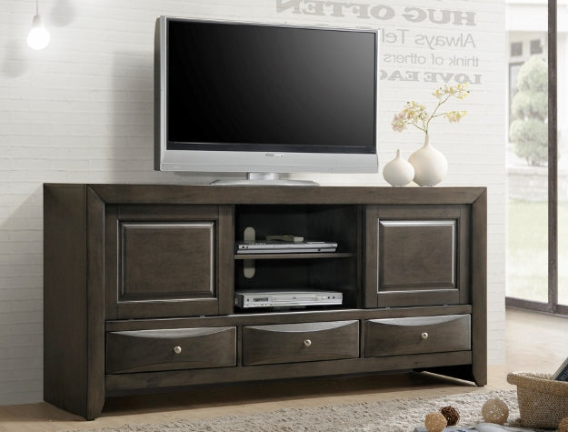 Mueble Madera Para Television Gris