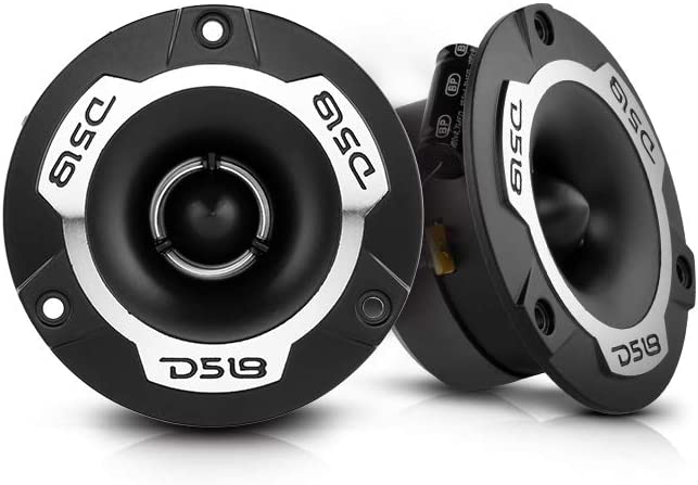 DS18 PRO-TWX1 Super Tweeter in Silver - 1" Aluminum Frame and Diaphragm 240W Max-Entrega gratis en Tijuana