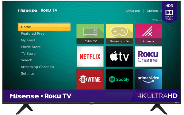 Hisense 43" Smart TV 4K UHD Roku HDR(Refurbished) Tv's ONLY for delivery in San Diego and Tijuana