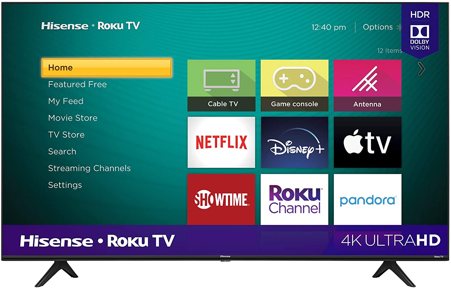 Hisense 50" Roku 4K UHD Smart TV w/Alexa Compatibility(Refurbished) Tv's ONLY for delivery in San Diego and Tijuana
