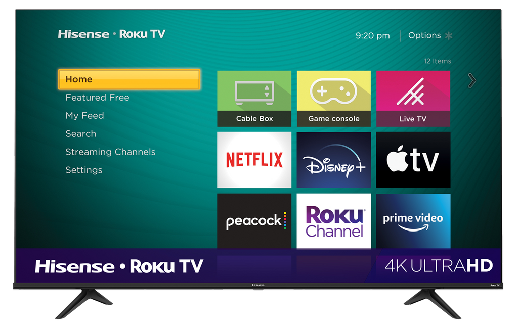 Hisense 55" Smart TV 4K UHD Roku TV w/ HDR(Refurbished) Tv's ONLY for delivery in San Diego and Tijuana