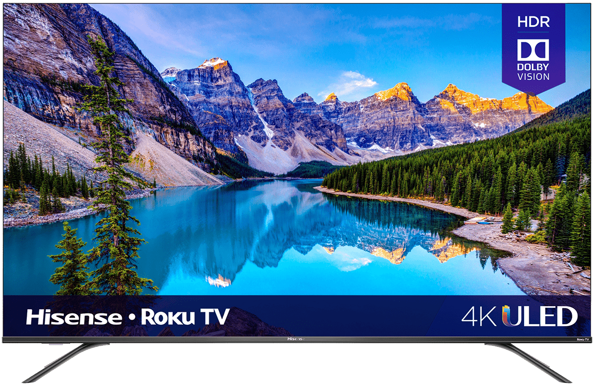 Hisense 55" R8 Series 4K ULED Roku Smart TV(Refurbished) Tv's ONLY for delivery in San Diego and Tijuana