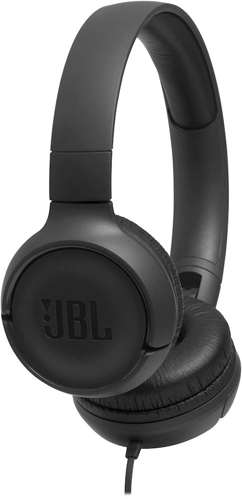JBL TUNE 500 - Wired On-Ear Headphones - Pure Bass sound