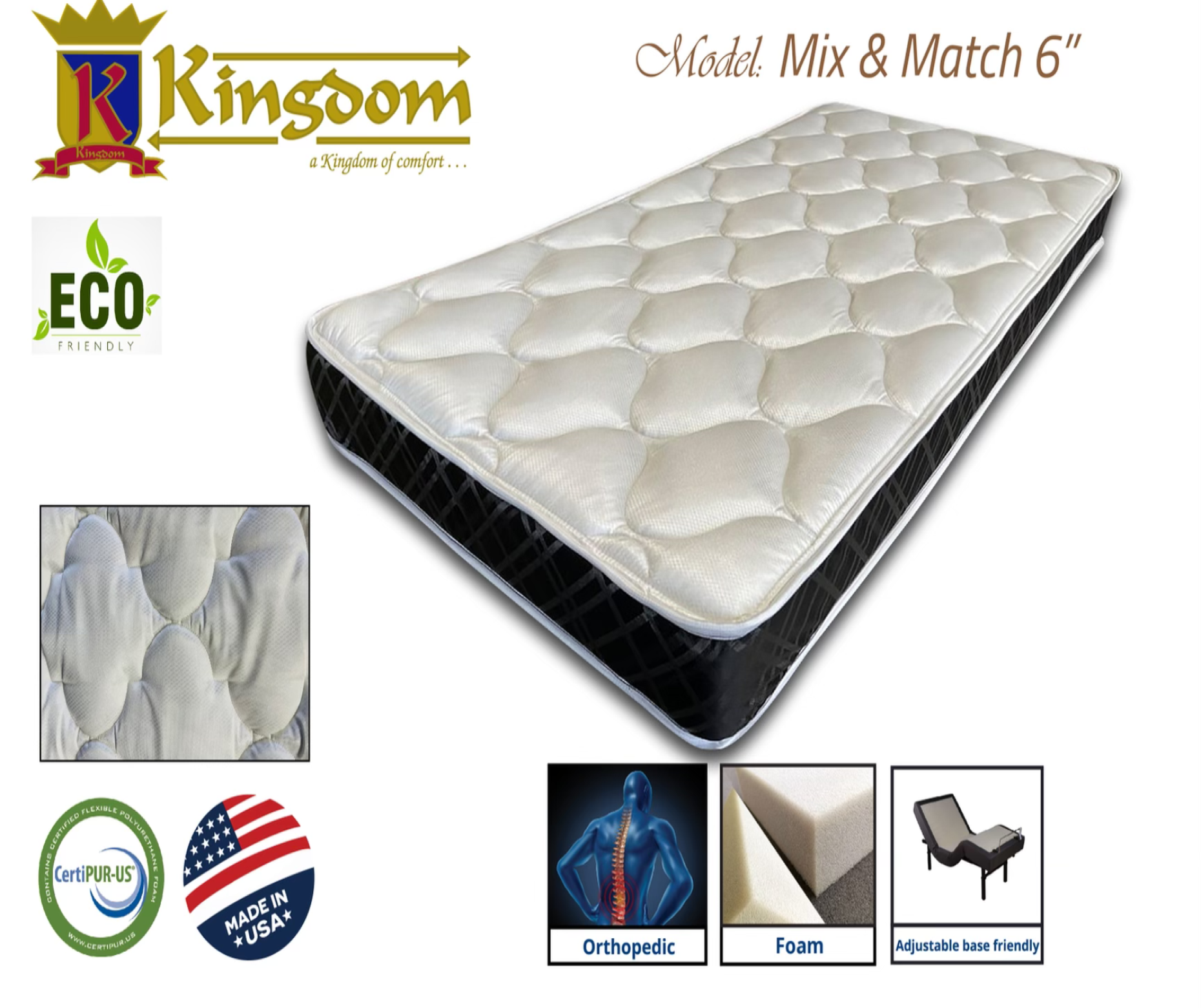 Colchon individual Ortho