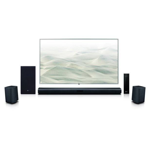 LG 4.1 Channel 420W Soundbar Surround System with Wireless Speakers