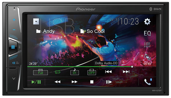 Pioneer MVH-G215BT - In-Dash Double-DIN Digital Media - Bluetooth