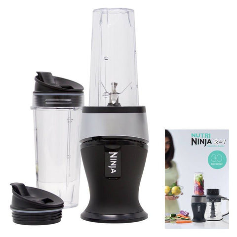 Ninja Personal Blender with Two 16oz Cups - 700-Watt Base(Refurbished)