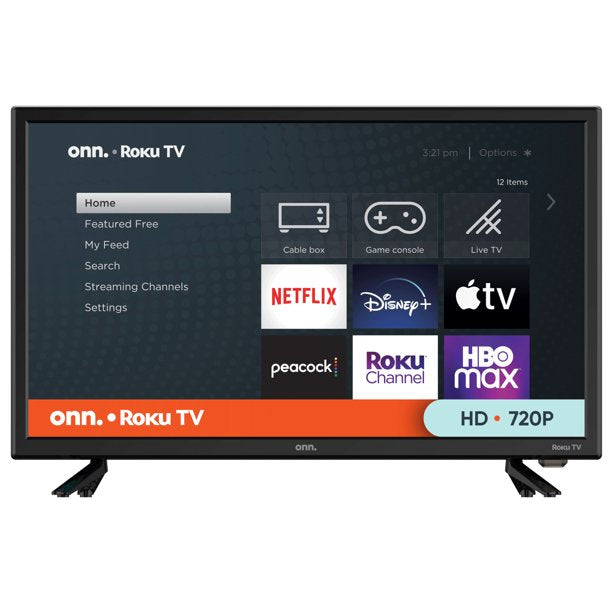 ONN 24â€ Class HD 720P LED Roku Smart TV(Refurbished)Tv's ONLY for delivery in San Diego and Tijuana