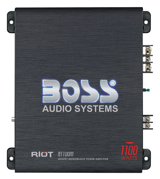 BOSS Armor 1500W Monoblock Class A/B Amplifier