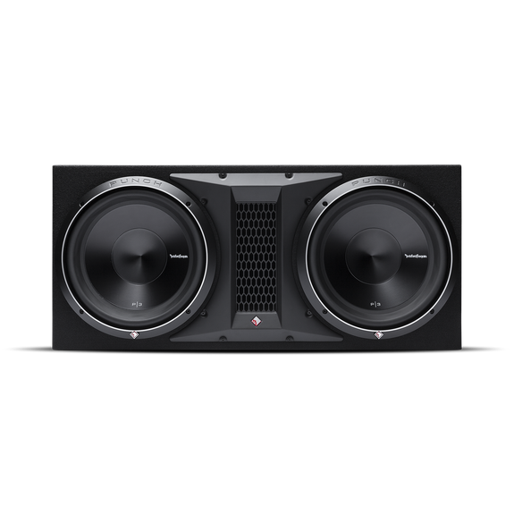 Rockford Fosgate P3-2X12 Punch Dual P3 12" Loaded Enclosure Ported Subwoofer