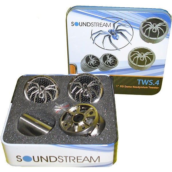 Sound Stream Tweeters Cromados De Aluminio De 110 Watts