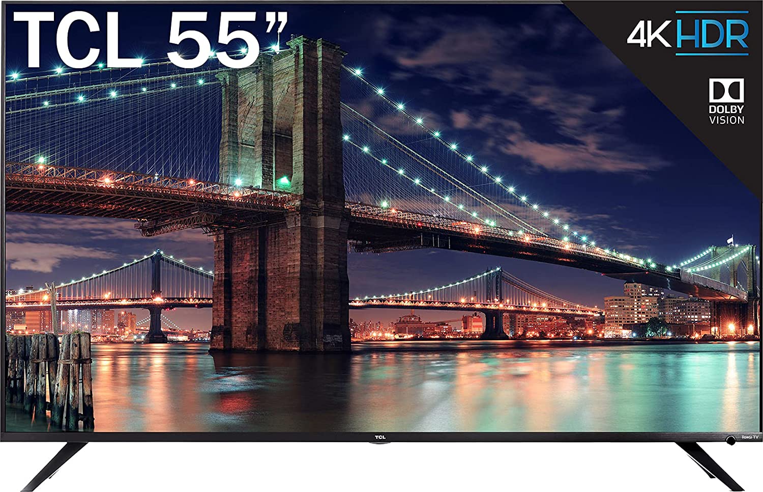 TCL 55" 4K UHD Dolby Vision HDR Roku Smart TV(Refurbished) Tv's ONLY for delivery in San Diego and Tijuana