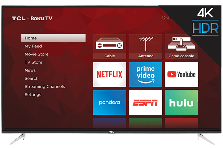 TCL 55S423 55" 4K UHD Roku LED LCD w/tv wall mount(Refurbished) Tv's ONLY for delivery in San Diego and Tijuana