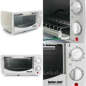 Better Chef 9 Liter Toaster Oven Broiler-White (IM-255W)