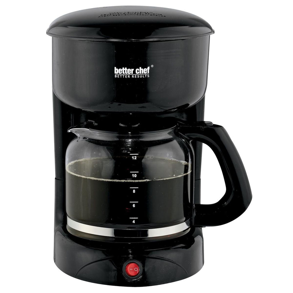 BETTER CHEF 12 CUP COFFEE MAKER BLACK IM 112B